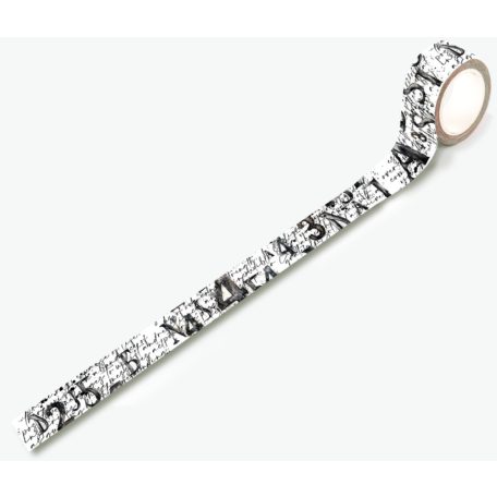 AALL & CREATE Dekorációs ragasztószalag 20mm - Heritage Scroll - Washi Tape (1 db)