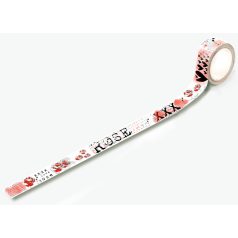   AALL & CREATE Dekorációs ragasztószalag 20mm - Glue Romantics - Washi Tape (1 db)