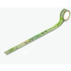   AALL & CREATE Dekorációs ragasztószalag 20mm - Eat Your Greens - Washi Tape (1 db)