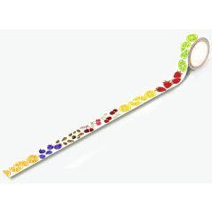   AALL & CREATE Dekorációs ragasztószalag 20mm - Fruit Machine - Washi Tape (1 db)