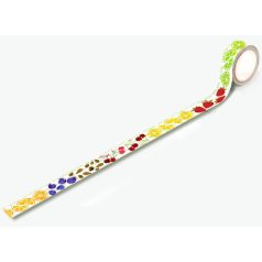   AALL & CREATE Dekorációs ragasztószalag 20mm - Five A Day - Washi Tape (1 db)