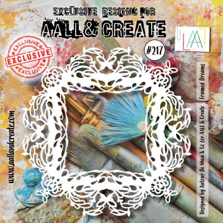 AALL & CREATE Stencil 6" (15 cm) - Framed Dreams (1db)