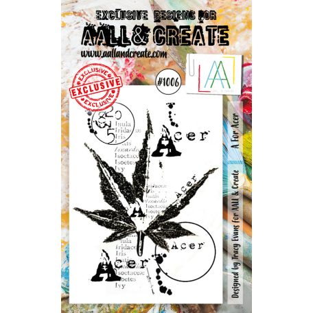 AALL & CREATE Szilikonbélyegző A7 - A For Acer - Stamp Set (1 db)