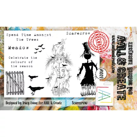 AALL & CREATE Szilikonbélyegző A6 - Scarecrow - Stamp Set (1 db)