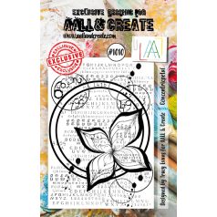   AALL & CREATE Szilikonbélyegző A7 - Concentricpetal - Stamp Set (1 db)