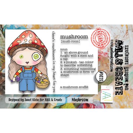 AALL & CREATE Szilikonbélyegző A7 - Mushroom - Stamp Set (1 db)