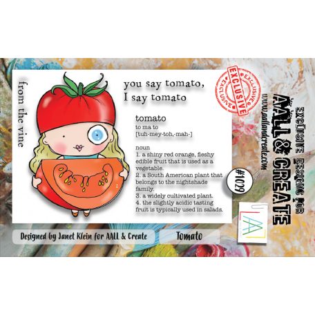 AALL & CREATE Szilikonbélyegző A7 - Tomato - Stamp Set (1 db)