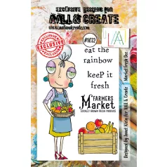   AALL & CREATE Szilikonbélyegző A7 - Market Fresh Dee - Stamp Set (1 db)