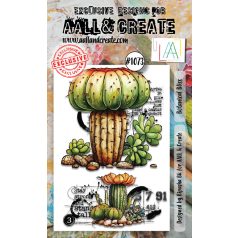   AALL & CREATE Szilikonbélyegző A6 - Botanical Bliss - Stamp Set (1 db)