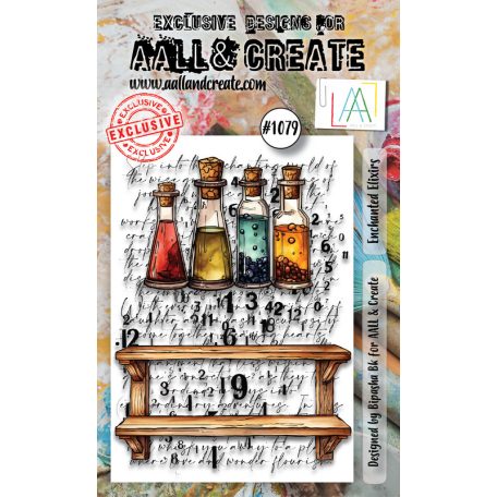 AALL & CREATE Szilikonbélyegző A7 - Enchanted Elixirs - Stamp Set (1 db)