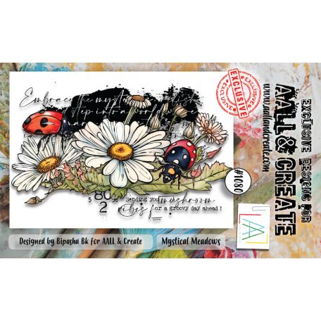 AALL & CREATE Szilikonbélyegző A7 - Mystical Meadows - Stamp Set (1 db)