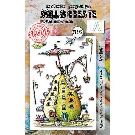 AALL & CREATE Szilikonbélyegző A7 - Pear Hotel - Stamp Set (1 db)