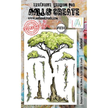 AALL & CREATE Szilikonbélyegző A6 - Entwined - Stamp Set (1 db)