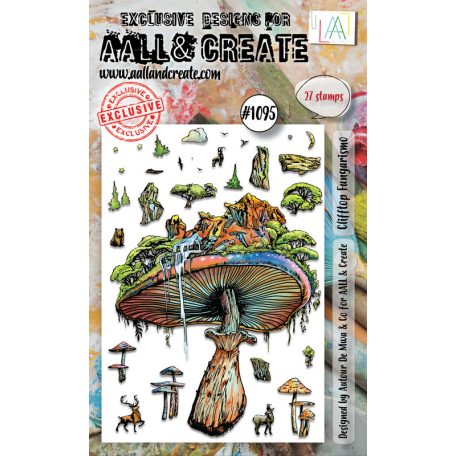 AALL & CREATE Szilikonbélyegző A6 - Clifftop Fungarismo - Stamp Set (1 db)
