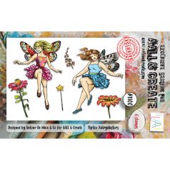   AALL & CREATE Szilikonbélyegző A7 - Tiptoe Fairydusters - Stamp Set (1 db)