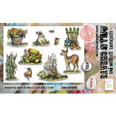   AALL & CREATE Szilikonbélyegző A6 - Team Furballs - Stamp Set (1 db)