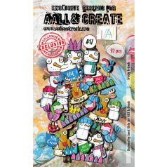 AALL & CREATE Kivágatok - Frosty Friends - Ephemera (1 ív)