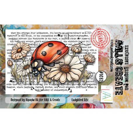 AALL & CREATE Szilikonbélyegző A7 - Ladybird Life - Stamp Set (1 db)