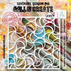   AALL & CREATE Stencil 6" (15 cm) - Moonlight Sonata (1db)