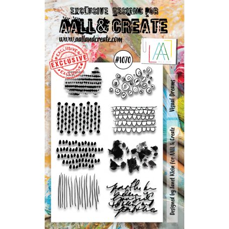 AALL & CREATE Szilikonbélyegző A6 - Visual Dreams - Stamp Set (1 db)