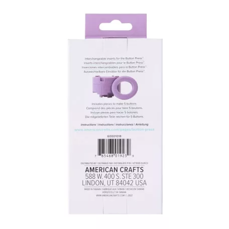 Présbetét - ovális - Oval Small - WRMK Button Press (1 db)