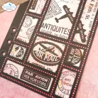 Szilikonbélyegző - A5 - Correspondence from the Past 2 - ECD Clear Stamps (1 csomag)