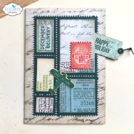   Szilikonbélyegző - A5 - Correspondence from the Past 2 - ECD Clear Stamps (1 csomag)