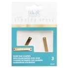 Medál ékszerpréshez - Charms Stainless Steel Name Bar - We R Makers Jewelry Press (3 db)