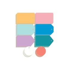   Chipboard címke - Chipboard Tags - We R Makers Jewelry Press (24 db)