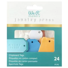   Chipboard címke - Chipboard Tags - We R Makers Jewelry Press (24 db)