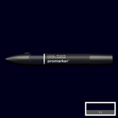   Winsor & Newton Promarker kétvégű alkoholos filctoll XBB - Blue Black (1 db)