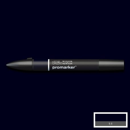 Winsor & Newton Promarker kétvégű alkoholos filctoll XBB - Blue Black (1 db)