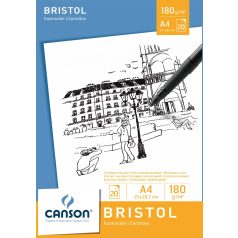 Canson Rajztömb A4 - 180 g - Bristol (20 lap)