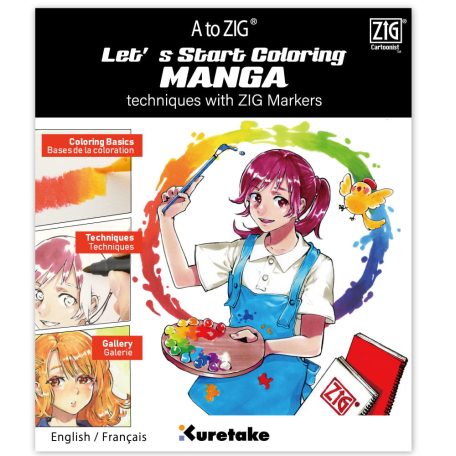 Kuretake - A to ZIG lets start coloring manga (1 db)