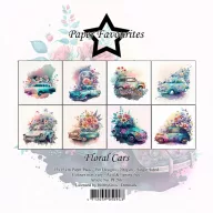   Paper Favourites Scrapbook papírkészlet 6" (15 cm) - Floral Cars - Paper Pack (24 ív)
