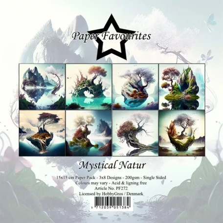 Paper Favourites Scrapbook papírkészlet 6" (15 cm) - Mystical Natur - Paper Pack (24 ív)