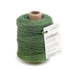 Vivant Pamut zsineg - dark green - Cotton cord (1 db)