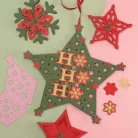 Nellie's Choice Vágósablon - Star Ornament Large 3D - Folding Dies (1 csomag)