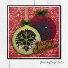   Nellie's Choice Vágósablon - Christmas Bauble - Shape Dies (1 csomag)