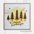 Nellie's Choice Vágósablon - Christmas Trees - Shape Dies (1 csomag)