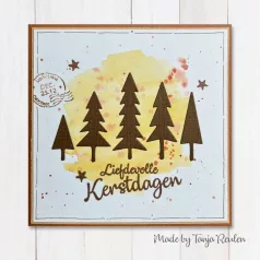   Nellie's Choice Vágósablon - Christmas Trees - Shape Dies (1 csomag)