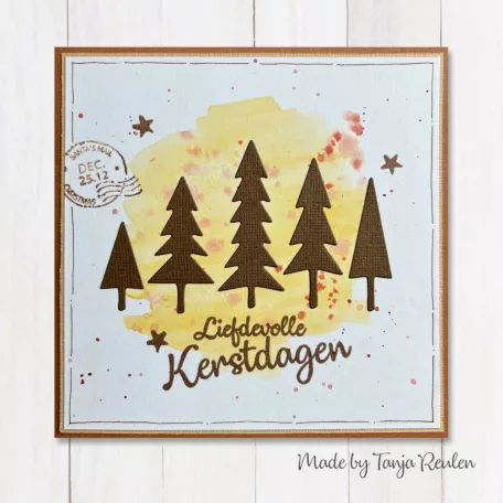 Nellie's Choice Vágósablon - Christmas Trees - Shape Dies (1 csomag)