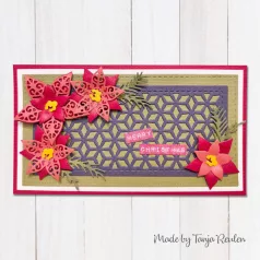   Nellie's Choice Vágósablon - Poinsetta Flower and Branches - Shape Dies (1 csomag)