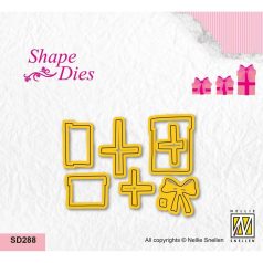  Nellie's Choice Vágósablon - Presents - Shape Dies (1 csomag)