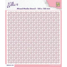  Nellie's Choice Stencil - Stars - Mixed Media Stencils (1 db)