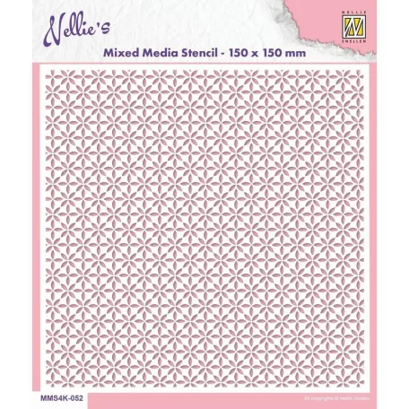 Nellie's Choice Stencil - Stars - Mixed Media Stencils (1 db)