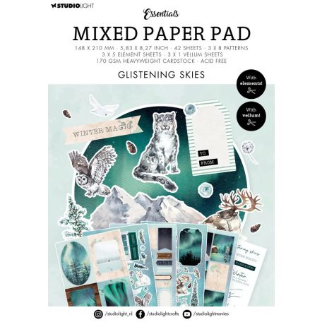 Papírkészlet A5, Glistening Skies / Mixed Paper Pad (42 lap)