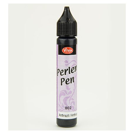 ViVa Decor Folyékony "gyöngy" - 28 ml - Anthracite - Pearl Pen (1 db)