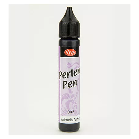 ViVa Decor Folyékony "gyöngy" - 28 ml - Anthracite - Pearl Pen (1 db)