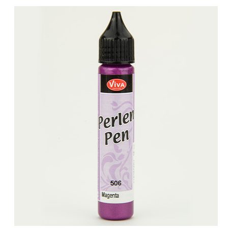 ViVa Decor Folyékony "gyöngy" - 28 ml - Magenta - Pearl Pen (1 db)